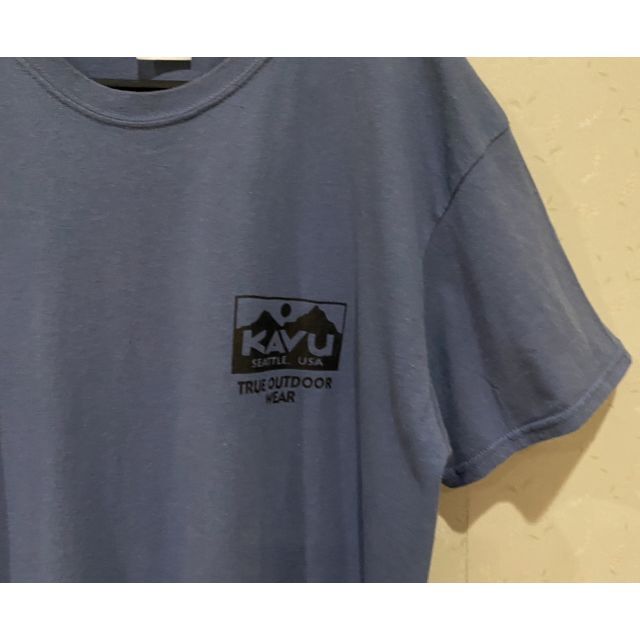 KAVU(カブー)の＊カブー KAVU 牛 ロゴ 半袖 Tシャツ トップス L メンズのトップス(Tシャツ/カットソー(半袖/袖なし))の商品写真