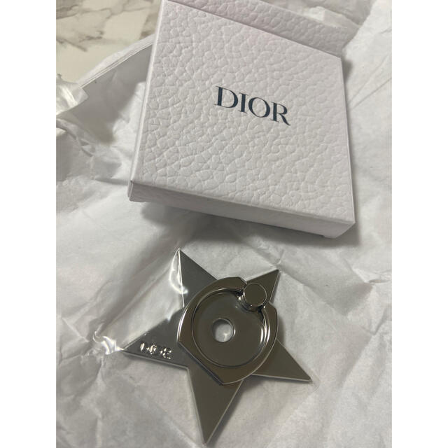 Christian Dior(クリスチャンディオール)のDIOR スマホリング スマホ/家電/カメラのスマホアクセサリー(その他)の商品写真