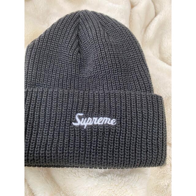 Supreme Loose Gauge Beanie Black