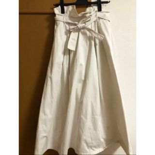 スピックアンドスパン(Spick & Span)の【spick&span/春服♡】100%コットン完売フレアスカート　ハイウエスト(ロングスカート)