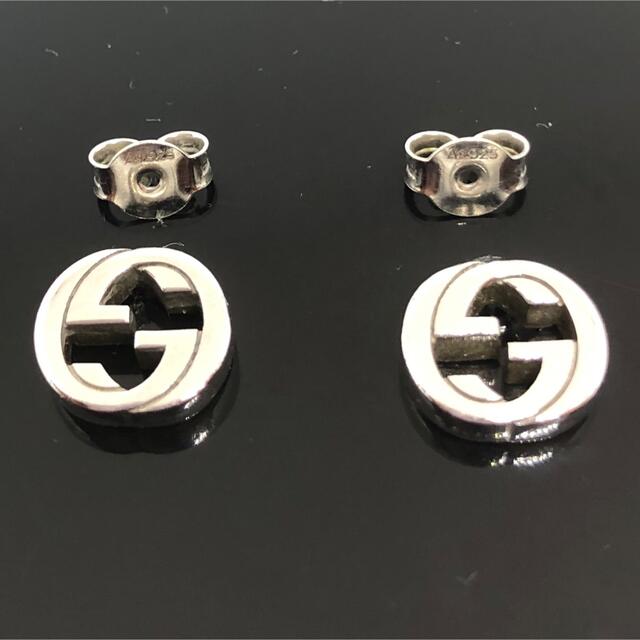 中古全国送料無料】GUCCI グッチ インターロッキングG ピアス SV925