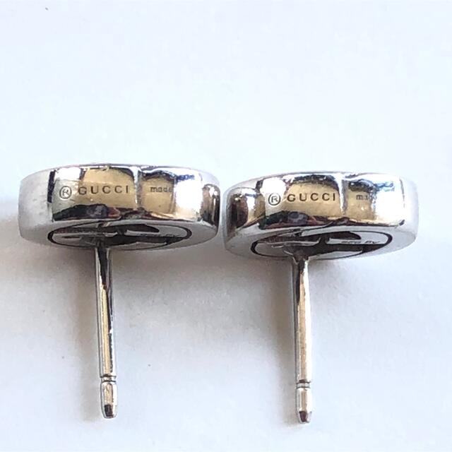 中古全国送料無料】GUCCI グッチ インターロッキングG ピアス SV925