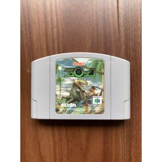 ニンテンドウ64(NINTENDO 64)の任天堂64 カセット　時空戦士テュロック(家庭用ゲームソフト)