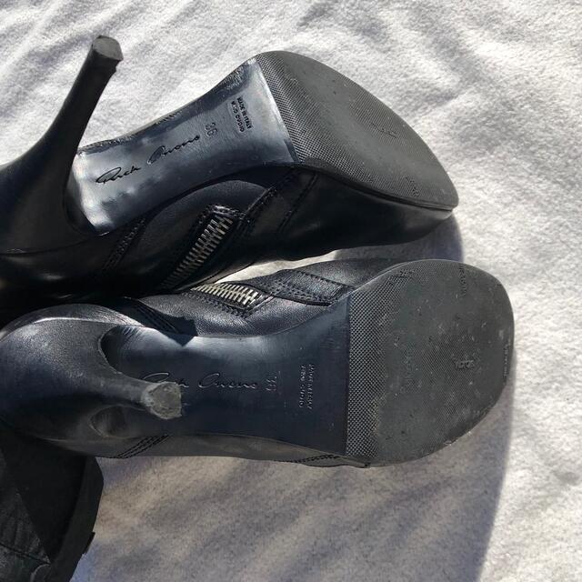 低価定番人気 Rick Owens - rickowens リックオウエンス ヒールブーツ