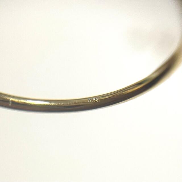 agete(アガット)のagete K18 一粒 ダイヤモンド ピンキーリング 3号 レディースのアクセサリー(リング(指輪))の商品写真