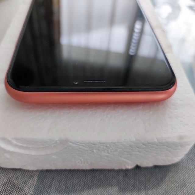 iPhone - 【中古 SIMロック無】IPhone XR 64GB コーラル 本体・おまけ