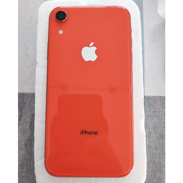 iPhone - 【中古 SIMロック無】IPhone XR 64GB コーラル 本体・おまけ