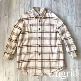 アングリッド(Ungrid)の【美品◎】Ungrid シャギーチェックルーズシャツ　(シャツ/ブラウス(長袖/七分))