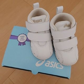 アシックス(asics)の【13.5センチ】アシックス　ファブレファーストSL3 シャンパンゴールド(スニーカー)