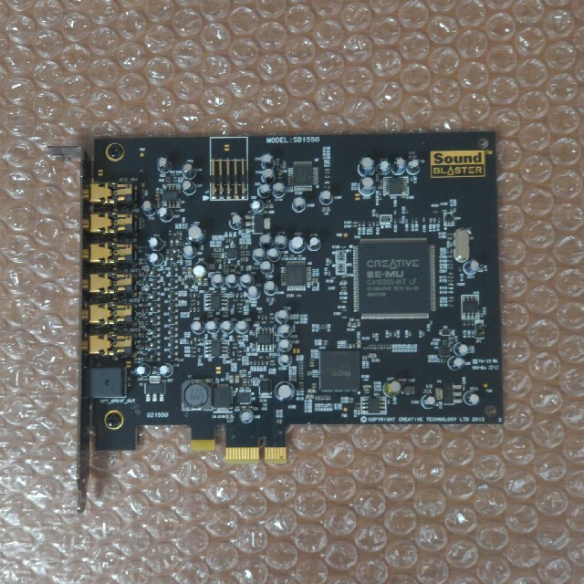 CREATIVE RECREATION(クリエイティブリクリエーション)のSound Blaster Audigy Rx スマホ/家電/カメラのPC/タブレット(PCパーツ)の商品写真