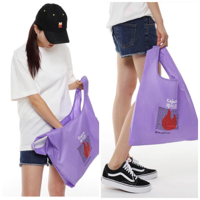 防弾少年団(BTS)(ボウダンショウネンダン)のBTSxMcD CAJUN BAG (purple) レディースのバッグ(エコバッグ)の商品写真