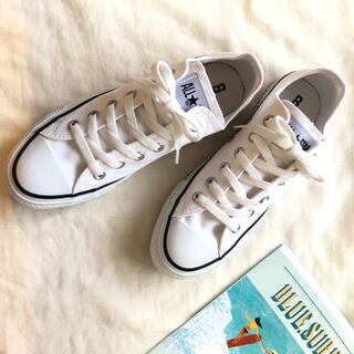 コンバース(CONVERSE)の【converse】スニーカー　白　メンズ　25センチ(スニーカー)