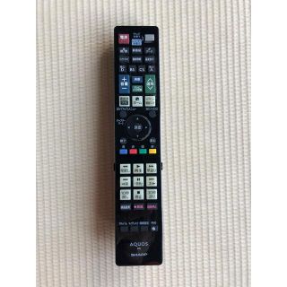 アクオス(AQUOS)の【中古品】シャープ AQUOS BD 純正リモコン GA908PA(ブルーレイレコーダー)