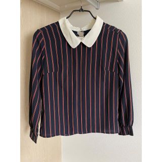 ページボーイ(PAGEBOY)の【美品】PAGE BOY ページボーイ　シャツ　 カットソー　ストライプ(カットソー(長袖/七分))