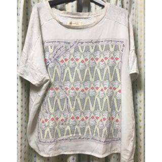 フランシュリッペ(franche lippee)のフランシュリッペスカーフ柄Ｔシャツ(Tシャツ(半袖/袖なし))