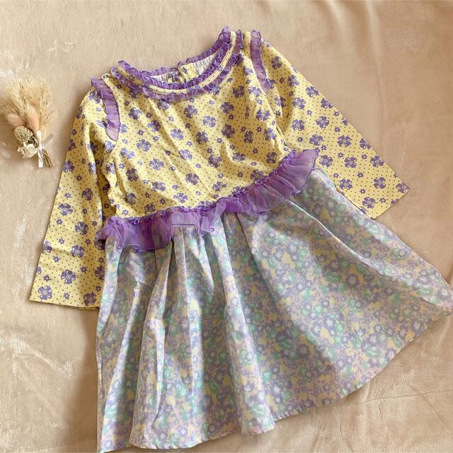 fafa(フェフェ)の【新品】fafa ワンピース 90 キッズ/ベビー/マタニティのキッズ服女の子用(90cm~)(ワンピース)の商品写真