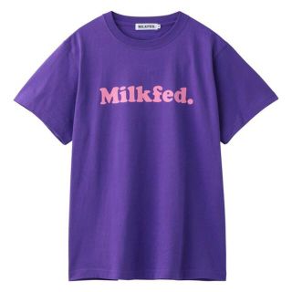 ミルクフェド(MILKFED.)のMILKFED.  COPPER LOGO Tシャツ パープル(Tシャツ(半袖/袖なし))