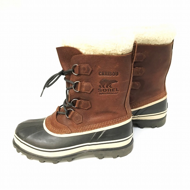 SOREL(ソレル)のソレル SOREL カリブーウール ウィンターブーツ スノーブーツ レザー メンズの靴/シューズ(ブーツ)の商品写真