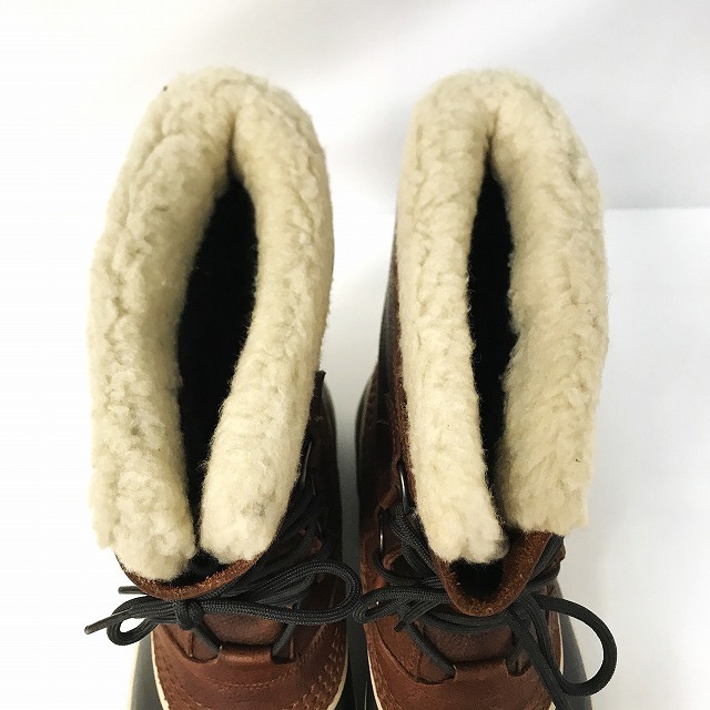 SOREL(ソレル)のソレル SOREL カリブーウール ウィンターブーツ スノーブーツ レザー メンズの靴/シューズ(ブーツ)の商品写真