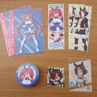 ウマ娘　ウオッカ＆ダイワスカーレット　シール＆下敷き＆カード(その他)