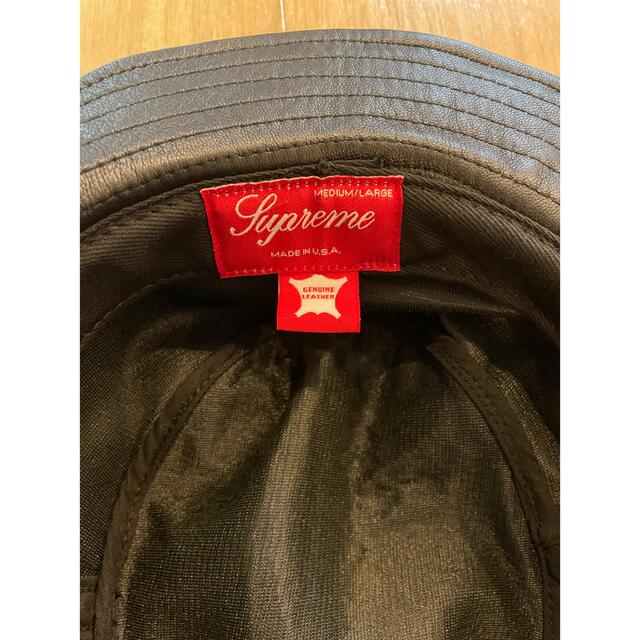 Supreme(シュプリーム)のsupreme leather crusher メンズの帽子(ハット)の商品写真