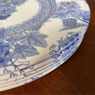 【未使用美品】ウェッジウッド ビンテージブルー ディナー皿 4枚