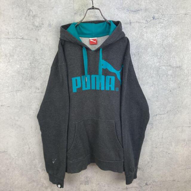 PUMA(プーマ)の【専用3点】希少 90s プーマ パーカー ビッグプリント  メンズのトップス(パーカー)の商品写真