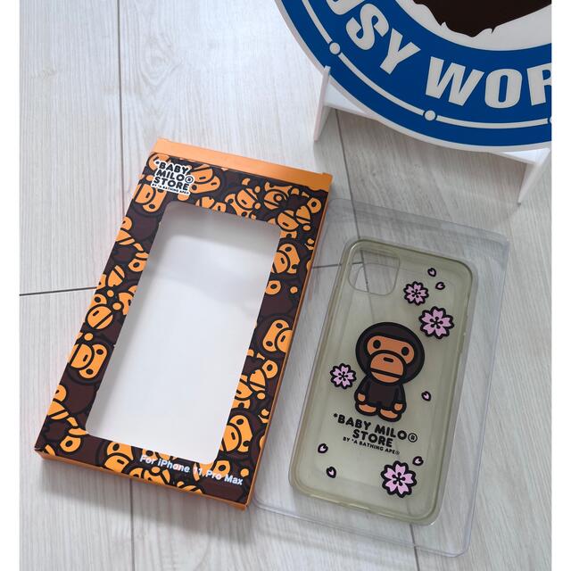 A BATHING APE(アベイシングエイプ)のBABY MILO A BATHING APE iPhone11 promax スマホ/家電/カメラのスマホアクセサリー(iPhoneケース)の商品写真