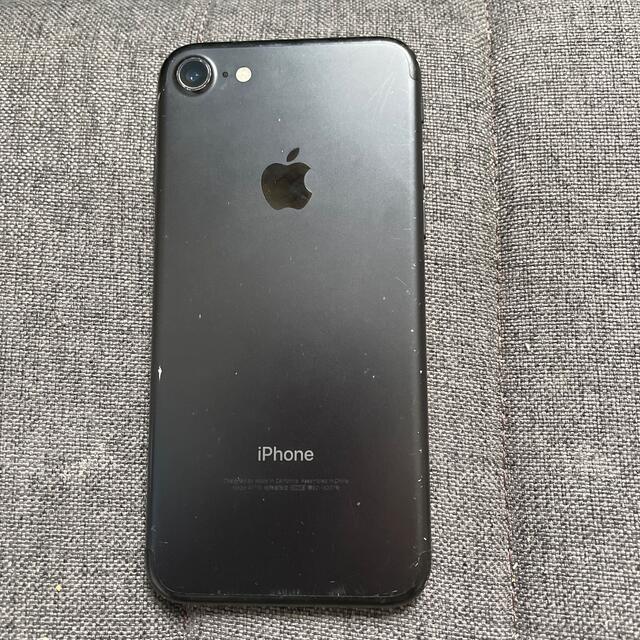 iPhone7ブラック32G SIMフリー - スマートフォン本体