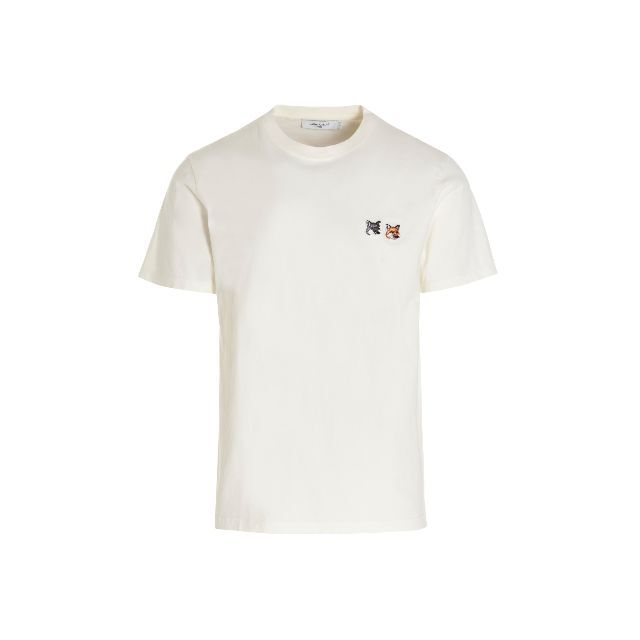 MAISON KITSUNE'(メゾンキツネ)の＊新品＊ MAISON KITSUNE DOUBLE FOX HEAD Tシャツ レディースのトップス(Tシャツ(半袖/袖なし))の商品写真