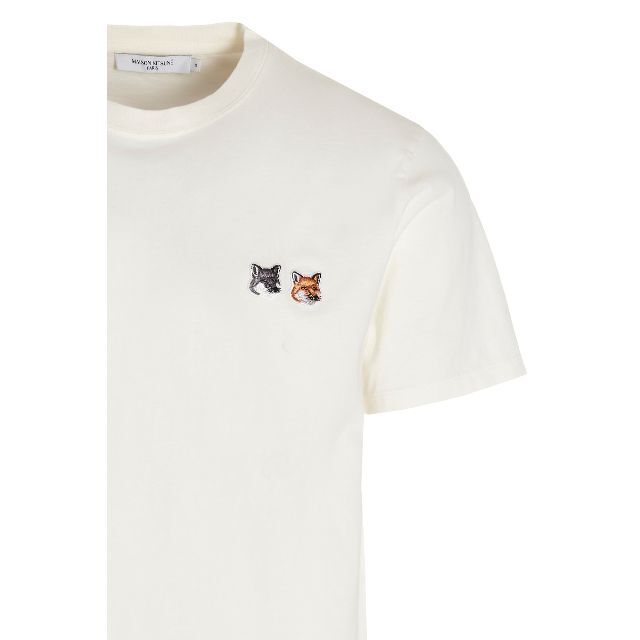 MAISON KITSUNE'(メゾンキツネ)の＊新品＊ MAISON KITSUNE DOUBLE FOX HEAD Tシャツ レディースのトップス(Tシャツ(半袖/袖なし))の商品写真