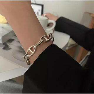 B006 silver chain bracelet(ブレスレット/バングル)