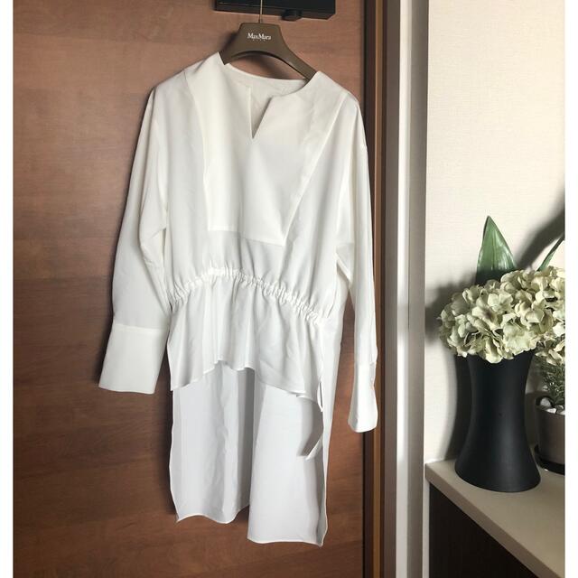 ADORE - アドーア クリアツイル ブラウス ホワイト 38 新品 タグ付きの