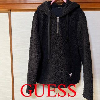 【大幅値下げ‼️】GUESS ルーズフィットボアジップパーカー