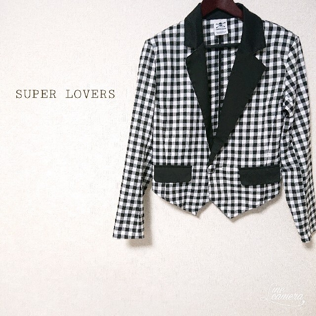 SUPER LOVERS(スーパーラヴァーズ)のSUPERLOVERS テーラードジャケット レディースのジャケット/アウター(テーラードジャケット)の商品写真