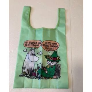 ムーミン(MOOMIN)のムーミン　スナフキン　エコバッグ　ガチャガチャ　かぷばっぐ　新品(キャラクターグッズ)