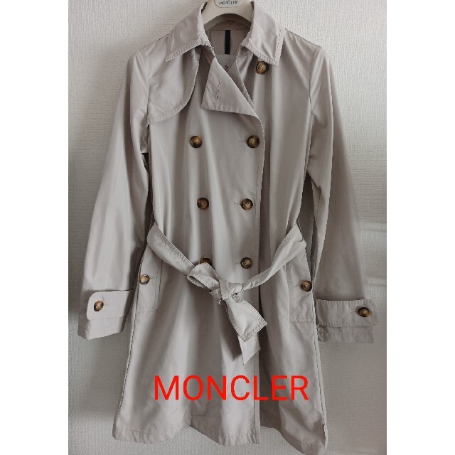 MONCLER モンクレール トレンチコート グレージュ - スプリングコート