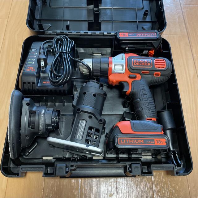 BLACK+DECKER 18Vリチウム マルチツールベーシック EVO183…