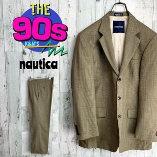 ノーティカ(NAUTICA)の90's nautica ノーティカ 小文字タグ　USA製チェックセットアップ(テーラードジャケット)