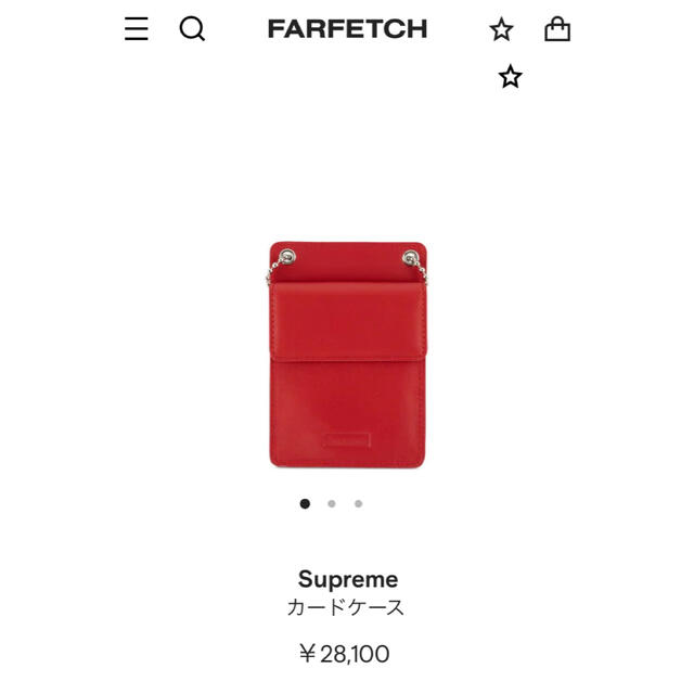 Supreme Leather ID Holder Wallet fw18 | フリマアプリ ラクマ