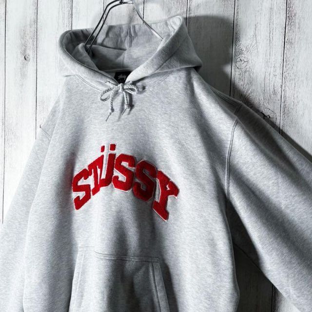 STUSSY - 【極美品 L】ステューシー 刺繍 パイル アーチロゴ ...