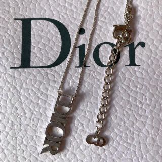 【希少・美品】DIOR ディオール　縦ロゴ ネックレス