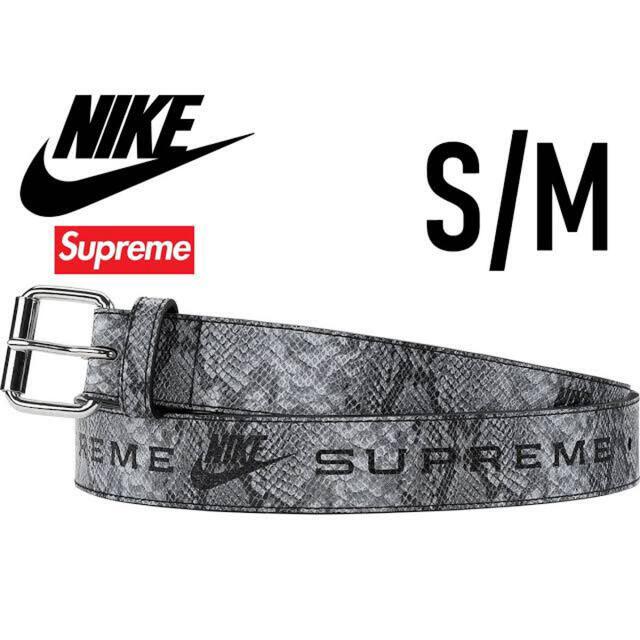 Supreme × NIKE Snakeskin belt S/M