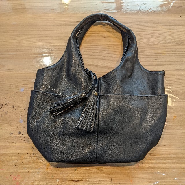 ハンドバッグ　ショルダーバッグ　黒 レディースのバッグ(ハンドバッグ)の商品写真