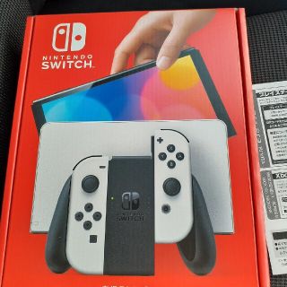 ニンテンドースイッチ(Nintendo Switch)のNintendo Switch本体 有機ELモデル ホワイトカラー新品未使用(家庭用ゲーム機本体)