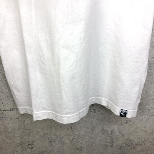 PUMA(プーマ)の希少 90s プーマ Tシャツ ビッグロゴプリント 白色 美品 レディースのトップス(Tシャツ(半袖/袖なし))の商品写真