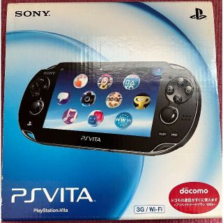 ニンテンドウ(任天堂)のPSVITA本体　クリスタル・ブラック（ＰＣＨ１１００ＡＡ０１）初回限定版(家庭用ゲーム機本体)