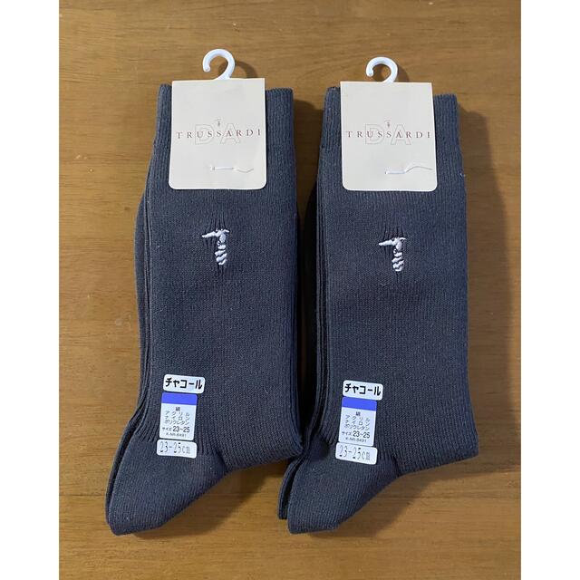 Trussardi(トラサルディ)の☆新品☆トラサルディ　紳士靴下　2足で‼︎ メンズのレッグウェア(ソックス)の商品写真