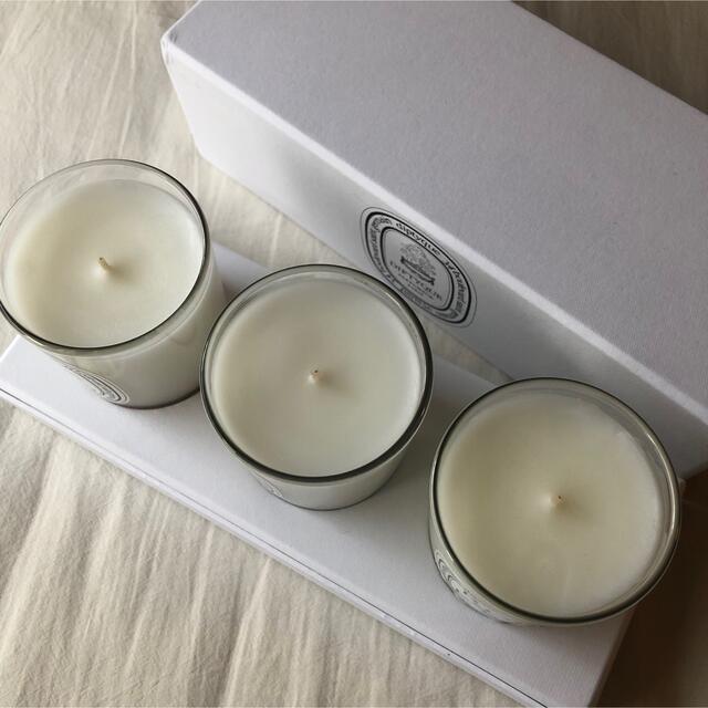 diptyque ミニ キャンドル 3個セット