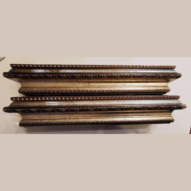 新品 クラシック アンティーク ロココ 飾り棚 ウォールシェルフ アイアン インテリア/住まい/日用品のソファ/ソファベッド(ソファセット)の商品写真